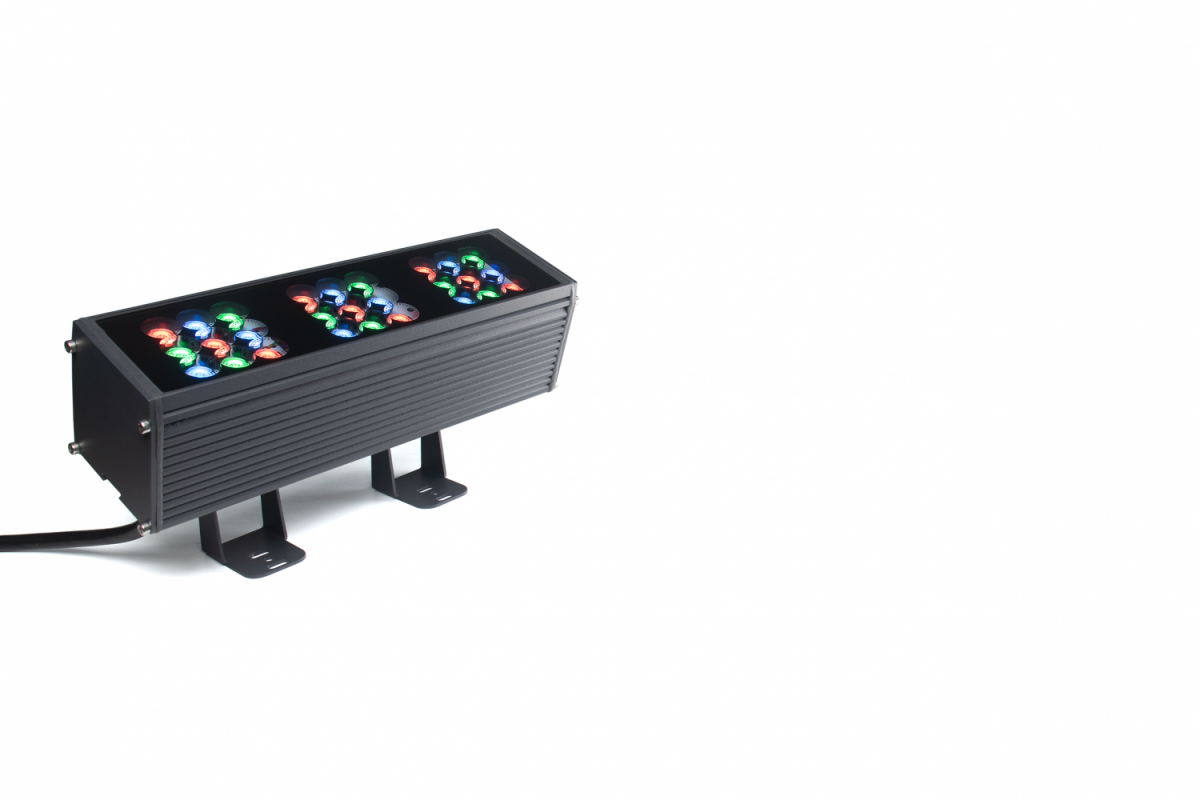 Wox 3 Without Cover RGB ON Wallwasher Luminaries