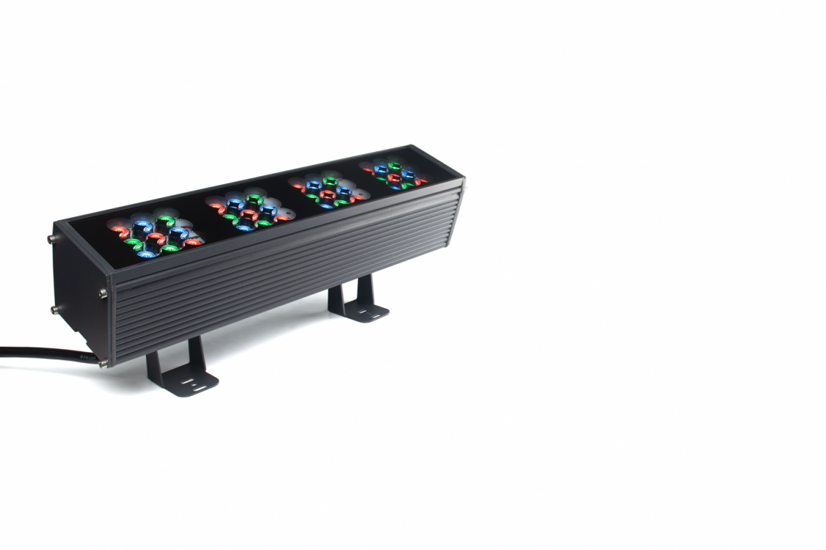 Wox 4 Without Cover RGB ON Wallwasher Luminaries